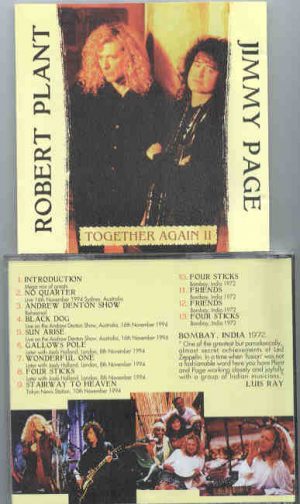 Led Zeppelin - Together Again II ( Bombay , India 1972 plus Australia, London & Tokyo , 1994 )