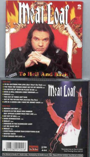 Meat Loaf - To Hell And Back ( 2 CD SET ) ( Live On Tour 1993 ) ( KTS )