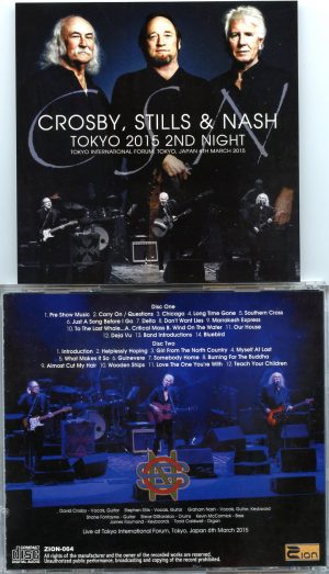 Crosby, Stills, & Nash – Tokyo 2015 2nd Night (2 CD)