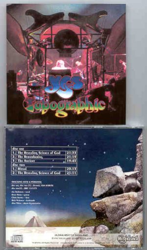 Yes - Topographic ( Highland ) ( 2 CD!!!!! SET )( Live in Detroit , USA , February 28th , 1974 + BBC 11-1-1973 )