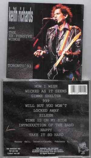 Rolling Stones - Toronto '93 ( Keith Richards ) ( Swingin' Pig )