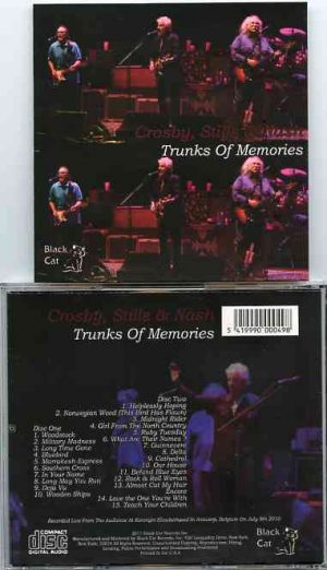 Neil Young / CSNY - Trunks Of Memories ( 2 CD set ) ( Koningin Elizabethzaal , Antwerp , Belgium , July 9th , 2010 )