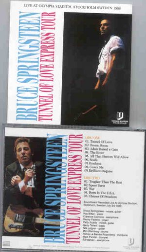 Bruce Springsteen - Tunnel Of Love Express Tour ( 2 CD SET ) ( Olympia Stadium , Stockholm , Sweden 1988 )