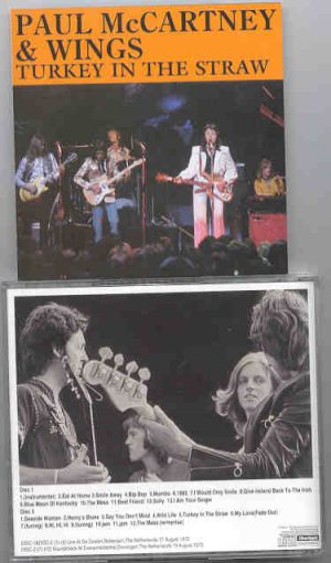 Paul McCartney - Turkey In The Straw  ( Live in Netherlands , 1972 ) ( 2 CD set )