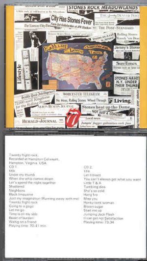 Rolling Stones - Twenty Flight Rock ( Hampton Coliseum , Virginia , USA ) ( 2 CD!!!!! SET )