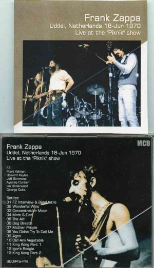 Frank Zappa - Uddel Netherlands ( 2 CD SET ) ( Live At The Piknik Show , June 18th , 1970 )