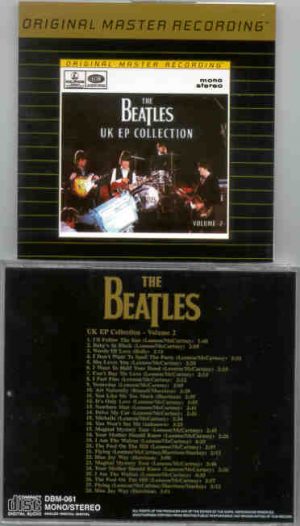 The Beatles - Dr. EBBETTS DBM 061 - UK EP COLLECTION VOLUME 2 - MONO & STEREO
