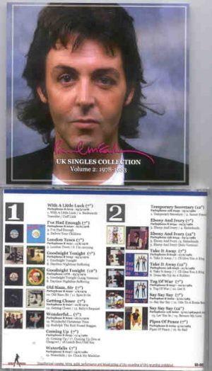 Paul McCartney - UK Singles Collection Vol 2 ( 1978 - 1983 )  ( 2010 Girls School ) ( 2 CD SET)