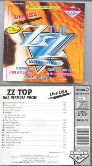 ZZ TOP - Una Hermosa Noche ( Live in the USA , 1987 )