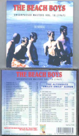 The Beach Boys - Unsurpassed Masters vol. 18 ( 1967 )( The Alternate Smiley Smile Album )