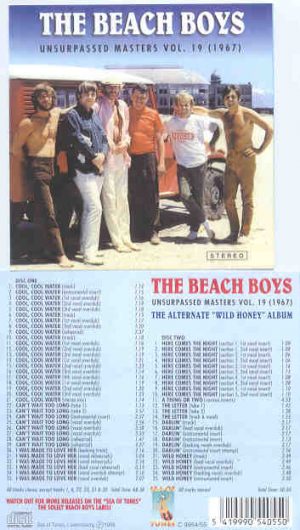 The Beach Boys - Unsurpassed Masters vol. 19 ( 1967 )( 2 CD SET )( The Alternate Wild Honey Album )