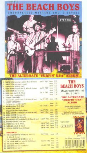 The Beach Boys - Unsurpassed Masters vol. 2 ( The Alternate Surfin' USA Album )