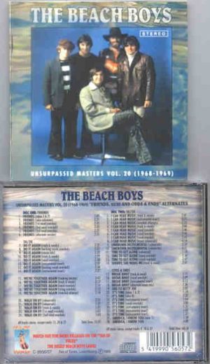 The Beach Boys - Unsurpassed Masters vol. 20 ( 2 CD SET ) ( 1968 - 1969 )