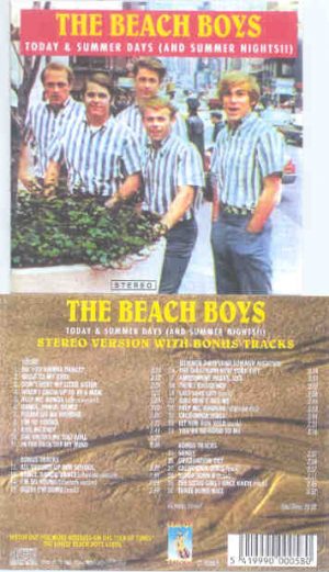 The Beach Boys - Unsurpassed Masters vol. 21 ( Today & Summer Days And Summer Nights )
