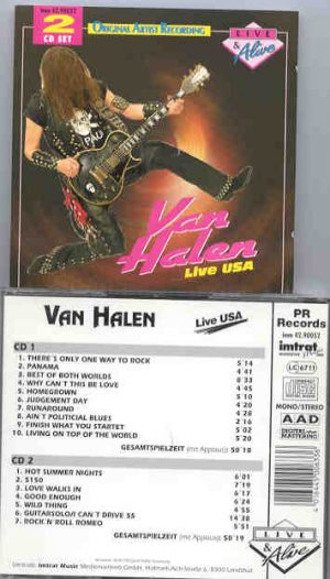 Van Halen - Live USA ( 2 CD!!!!! set )