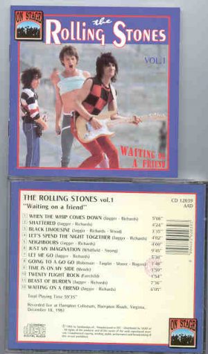 Rolling Stones - Waiting For A Friend ( On Stage Recs )