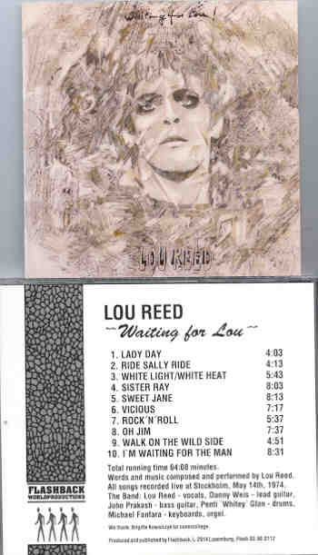 Lou Reed / Velvet Underground - Waiting For Lou ( Flashback ) ( Stockholm , May 14th , 1974 )