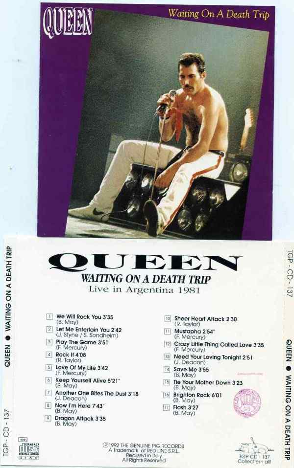 Queen - Waiting On A Death Trip  ( Swingin' Pig Recs. ) ( Live In Argentina 1981 )