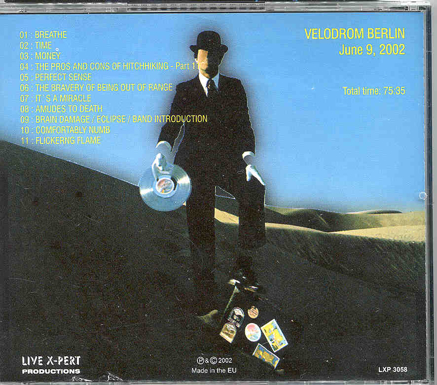 Roger Waters - Wish You Were Here Vol 2 ( June 9th 2002 ) ( Velodrom , Berlin )