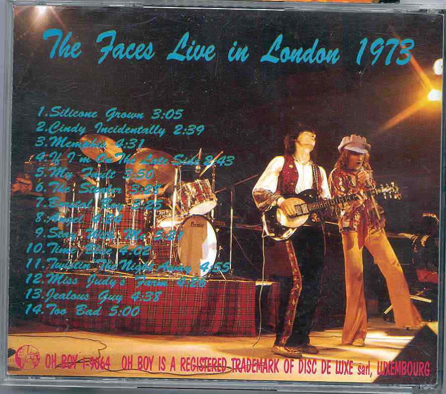 The Face / Rod Stewart - We Better Get Ourselves Back Home ( Oh Boy Recs ) ( Live in London , UK , 1973 )