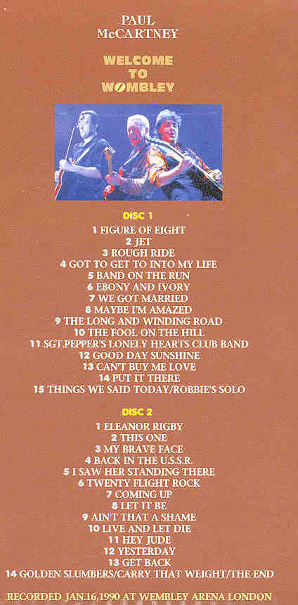Paul McCartney - Welcome To Wombley ( VOXX ) ( 2 CD set )