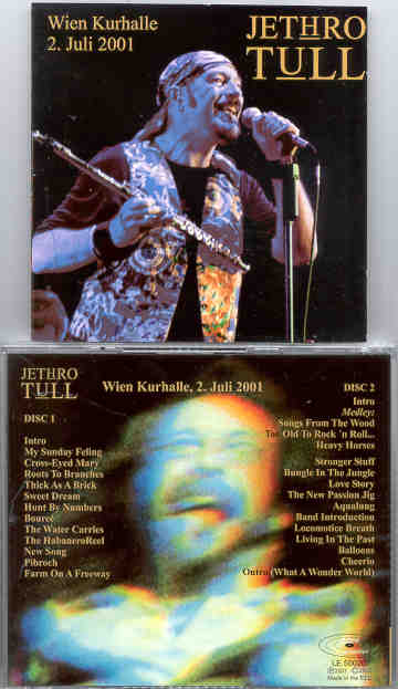 Jethro Tull - Wien , Kurhalle ( 2 CD set ) ( July 2nd , 2001 )
