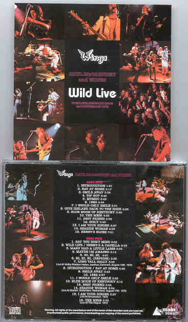 Paul McCartney - Wild Live ( 2 CD set )
