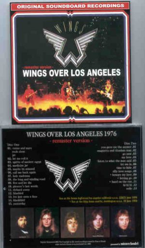 Paul McCartney - Wings Over Los Angeles ( Live At The Forum , June 22nd & 23rd , 1976 ) ( 2 CD SET ) ( Misterclaudel )