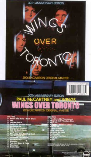 Paul McCartney - Wings Over Toronto 30th Anniversary ( 2 CD set ) ( BMW )
