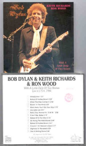 Rolling Stones - With Dylan , LIVE USA 1984 ( Swingin' Pig )