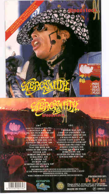 Aerosmith - Woodstock 1994 ( 2 CD SET ) ( Octopus )