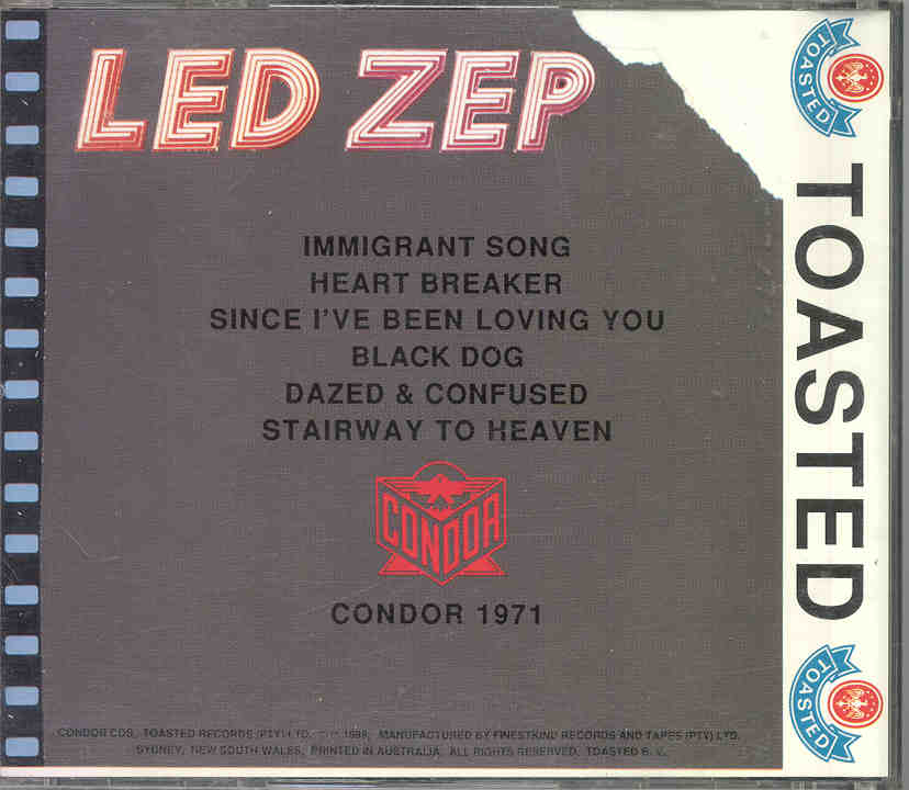 Led Zeppelin - World Tour ( Condor Toasted ) ( Festival Hall, Osaka, Japan September 29th 1971 ) Part 2