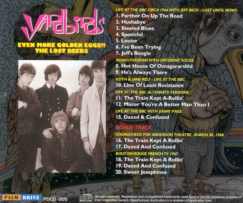 Eric Clapton - Even More Golden Eggs ( Early 1966 Yardbirds w/ Jeff Beck , Plus Rarities )