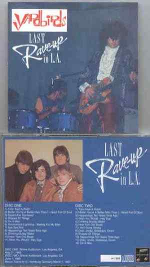 Eric Clapton - Last Rave - Up in L.A.  ( The Yardbirds ) ( 2 CD set )