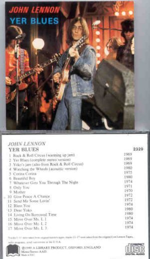 John Lennon - Yer Blues   ( Library Records )