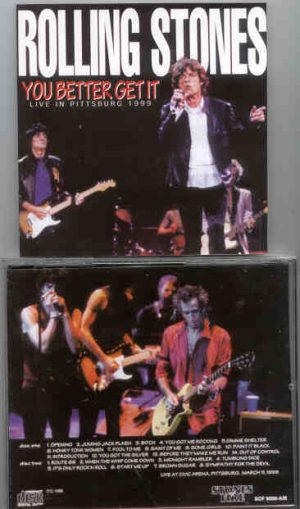 Rolling Stones - You Better Get It ( Live In Pittsburgh 1999 ) ( 2 CD!!!!! set ) Picture