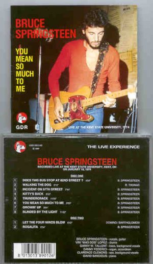 Bruce Springsteen - You Mean So Much To Me  ( Great Dane ) ( 2 CD SET )