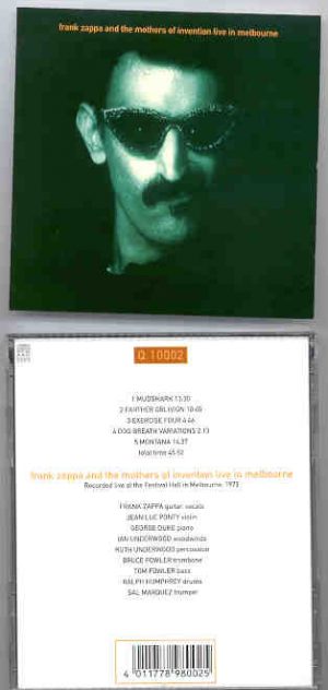 Frank Zappa - Live In Melbourne ( Festival Hall , Melbourne , Australia , 1973 )