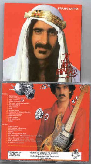 Frank Zappa - The Sheik's Rehearsals ( 2 CD set ) ( Swingin' Pig ) ( Live Rehearsals , October 28th 1978 )