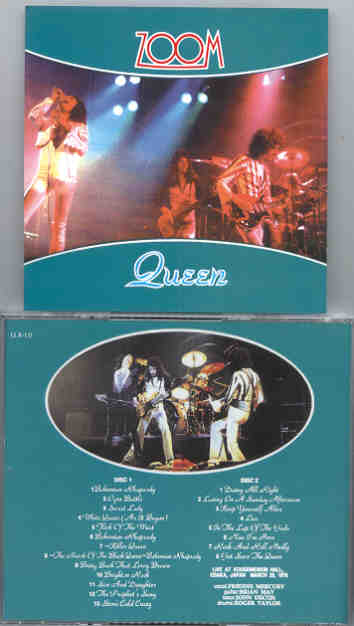 Queen - Zoom ( 2 CD!!!!! set ) ( Kounseinenkin Hall , Osaka , Japan , March 29th , 1976 )