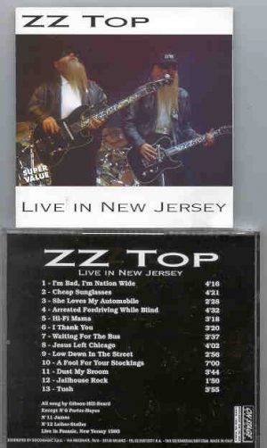 ZZ TOP - Live In New Jersey  ( On Stage )( Recorded Live in Passaic , New Jersey , in June 1980 )