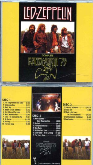 Led Zeppelin - Complete Knebworth 1979 ( 3 CD SET ) ( Live at Knebworth August 4th & 11th , 1979 )