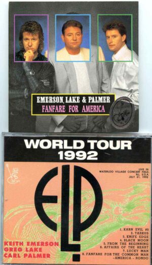 ELP - Fanfare For The America ( Live In Waterloo Village Concert Field , New Jersey , USA , July 31st , 1992 )