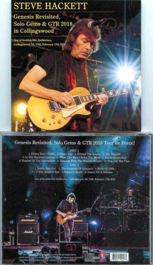 Genesis - Genesis Revisited ( 2 CD )( Steve Hackett At Scottish Rite Auditorium , Collingswood , New Jersey  Feb 17th , 2018 )