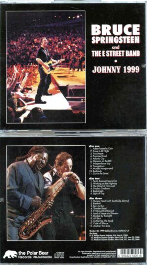 Sprinsteen - Johnny 1999 ( 3 CD SET ) ( Polar Bear ) ( Oakland Arena , California , USA , October 28th , 1999 plus Bonustracks )