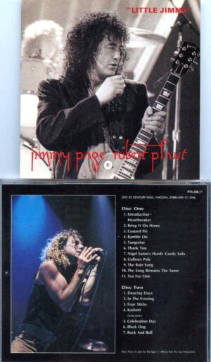 Led Zeppelin - Little Jimmy ( 2 CD SET ) ( Page & Plant Live at Century Hall , Nagoya , Japan , February 17th , 1996 )