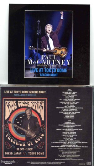 Paul Mccartney - Live At Tokyo Dome Second Night ( 2 CD ) ( Live At Tokyo Dome , Tokyo , Japan , November 1st , 2018 )