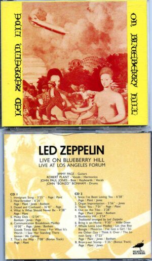 Led Zeppelin - Live On Blueberry Hill ( LA Forum ,CA , USA, September 4th 1970 ) ( 2 CD SET ) ( Seagull Records )