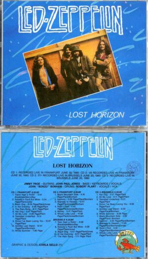 Led Zeppelin - Lost Horizon ( 3 CD SET ) ( Lobster ) ( Frankfurt , Germany June 30th 1980 & Brussels , Belgium , June 20th 1980 )