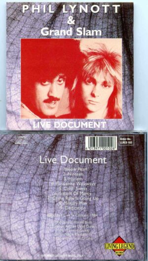 Thin Lizzy - Live Document ( Phil Lynott & Grand Slam Live In Concert 1994 ) ( Living Legend )